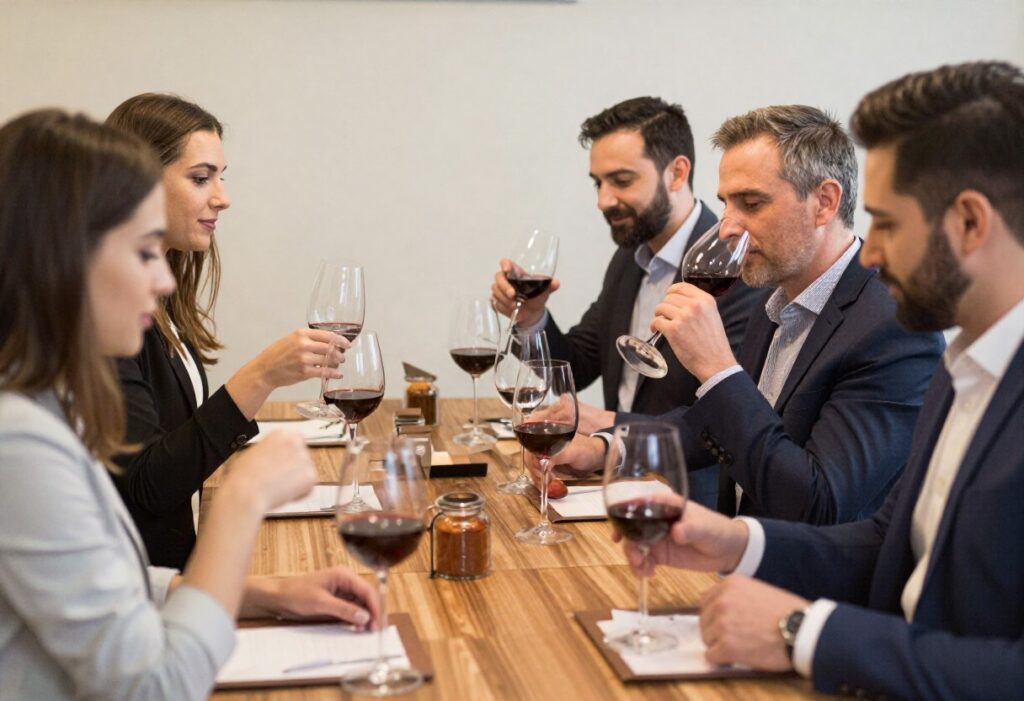 Winetesting Wine testing